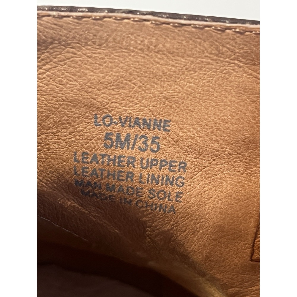 Louise Et Cie Lo-Vianne Brown‎ Leather Buckle Ankle Boots Booties Size 5 - Picture 10 of 12